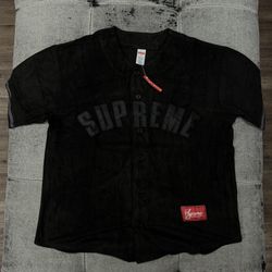 Supreme Ultrasuede Mesh Basketball Jersey 