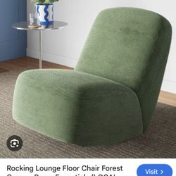  Rocking Floor Lounge Chair For Sale 