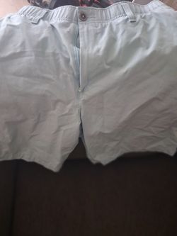 Light Blue Casual Chino Shorts