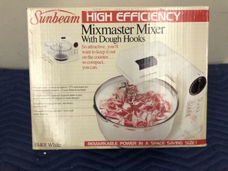 Vintage sunbeam mixer 01401 white
