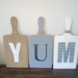 Yum Wood Wall Decor