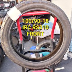 100/90-18 IRC RS310 MOTORCYCLE FRONT TIRE  