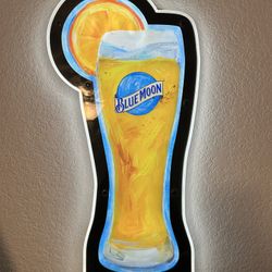 Blue Moon LED Sign 