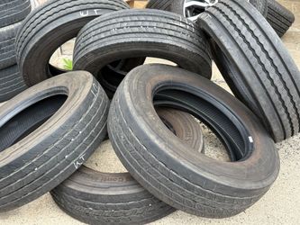 DELIVERY (6) 19.5” Dually Tires Mix Brand 225/70R19.5 75% F450 F550 Ram 5500