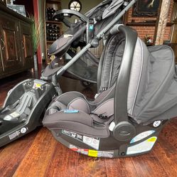 Garco Stroller And Car Seat And Base 