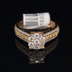 14KT Yellow Gold Diamond Ring 4.60g Size 6-1/2 169338
