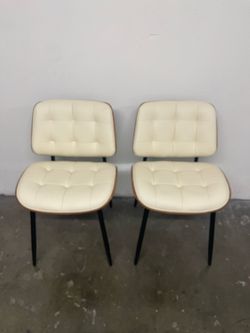 Pair of Mid-Century Modern Style Dining Chairs