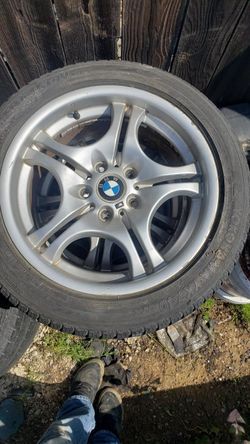 Full Set 3 Series BMW Rims And Tires