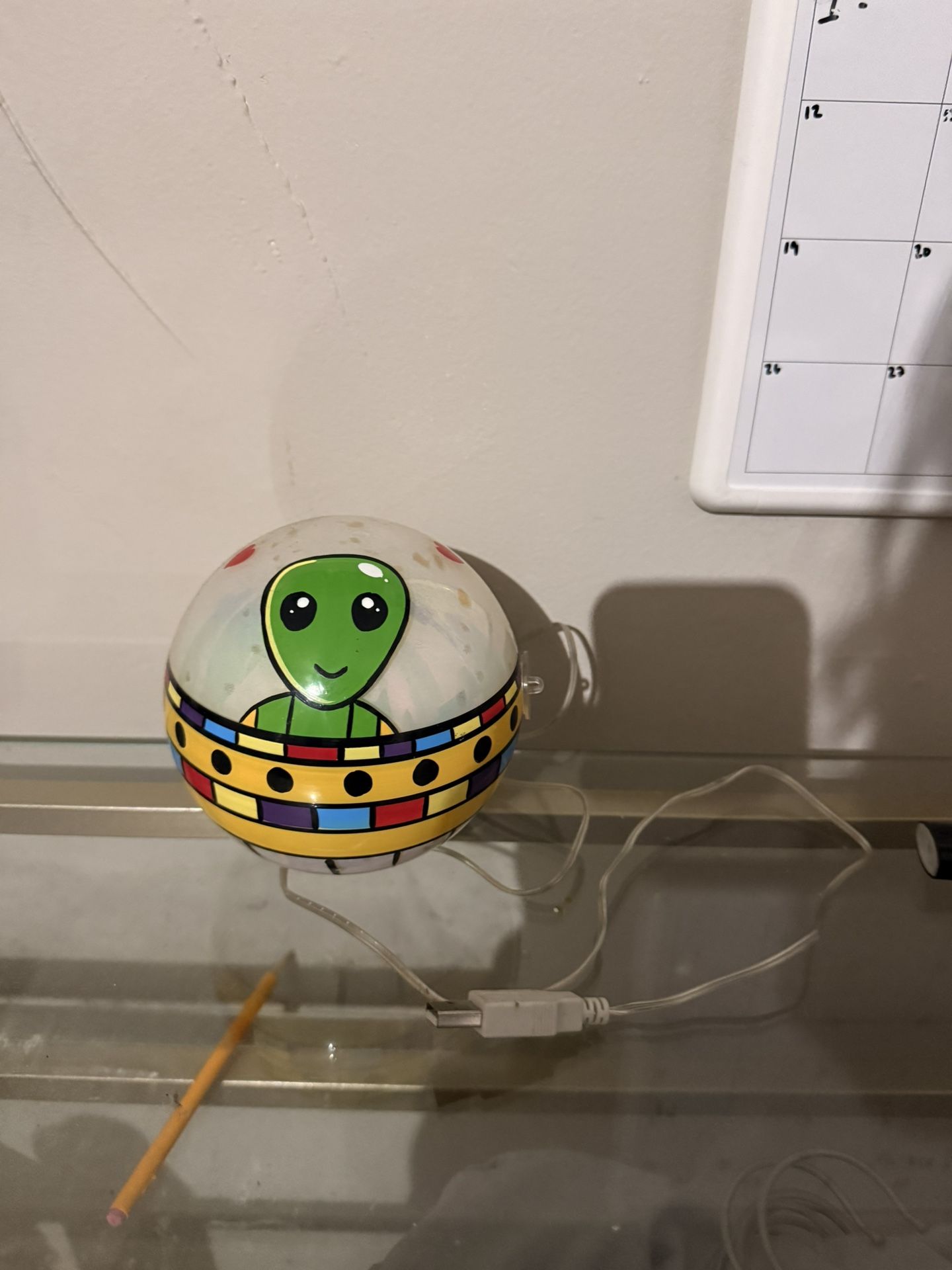 Green Alien Sphere Light