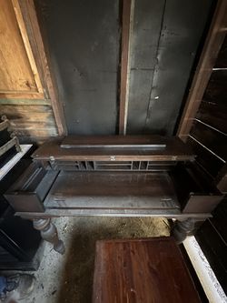 Vintage Drop-Front Writing Desk
