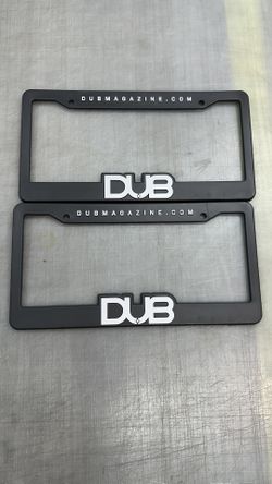 DUB License Plate Frame