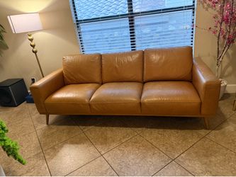 Leather sofa