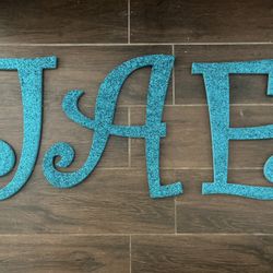 Glitter Wall Letters