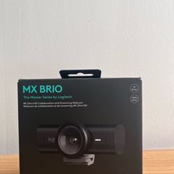 📷 Logitech MX Brio 4K Webcam Ultra HD 1080p 60fps USB-C Brand New