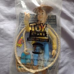 1995 Original Toy Story Movie Woody Figure Burger King Kids Club Toy