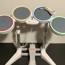 Nintendo Wii Wired Drum Set Rock Band 