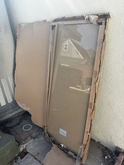 glass shower panel