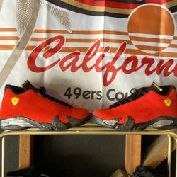 Jordan Ferrari Red ls Size 10 New 