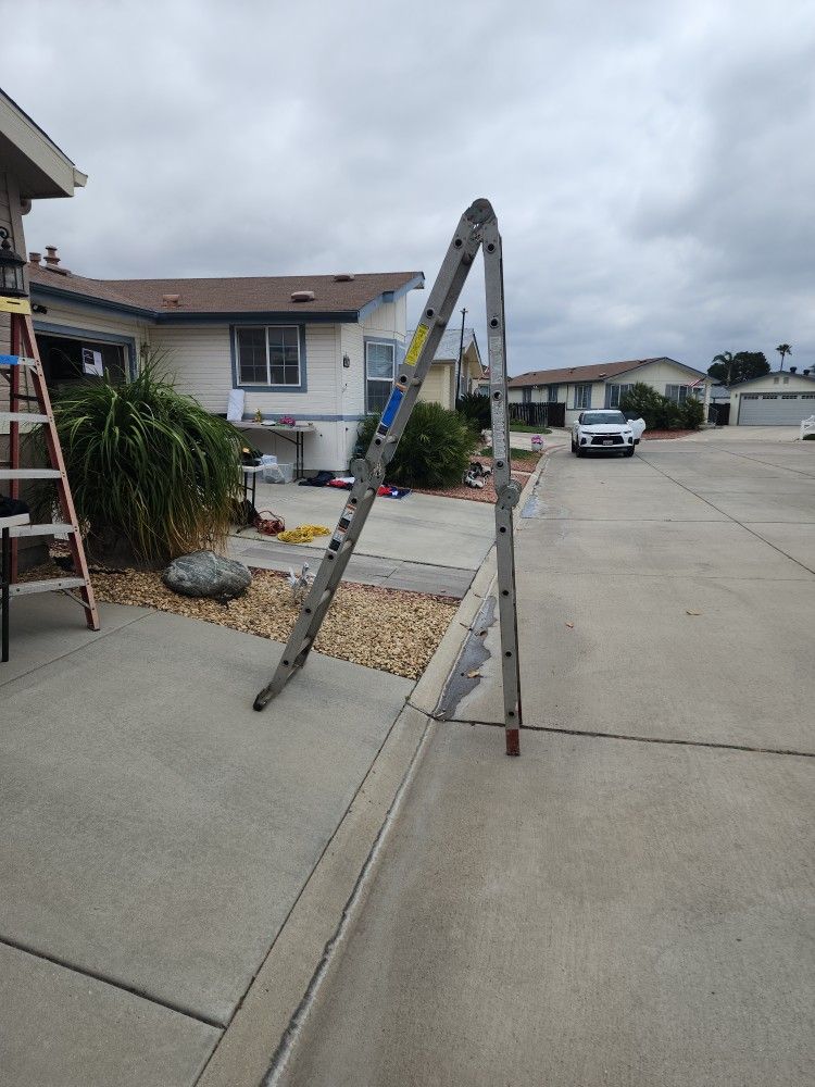 16 Foot Werner Adjustable Ladder