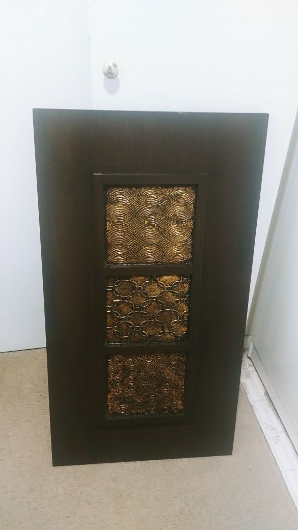 Wooden wall art deco