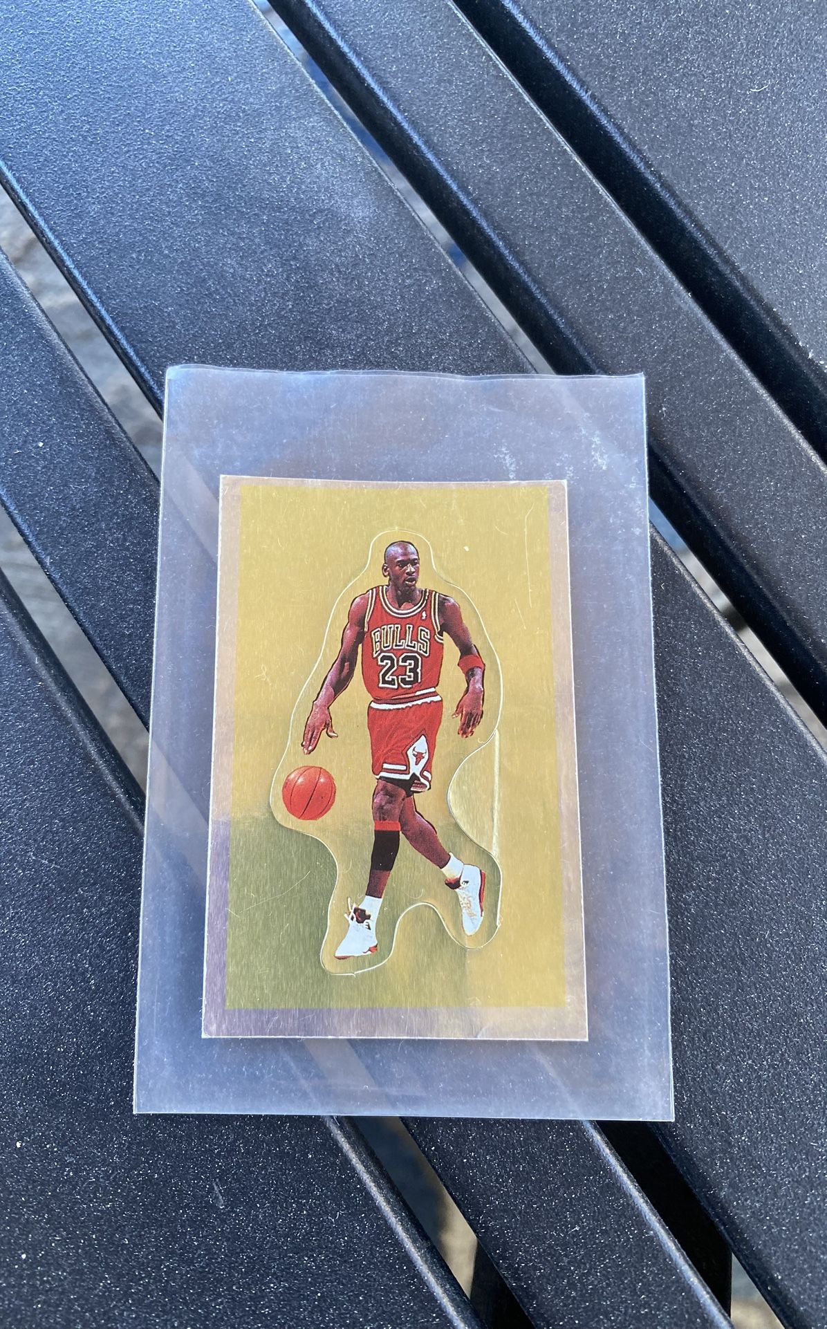 Michael Jordan 91’ Gold Panini Sticker