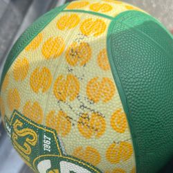 Ray Allen Signed SuperSonics Basketball 