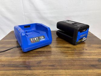 NEW! KOBALT 40 Volt Max 6.0 Ah Extended Run Lithium-Ion Battery and Charger Set