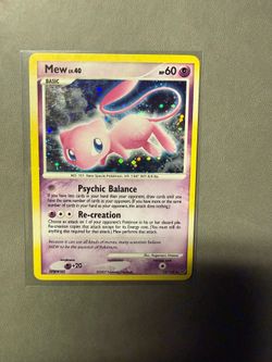 Pokémon TCG secret wonders mew holo 15/132