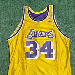 Lakers Champion Shaquille O’ Neal Jersey Sz 2XL Mens 