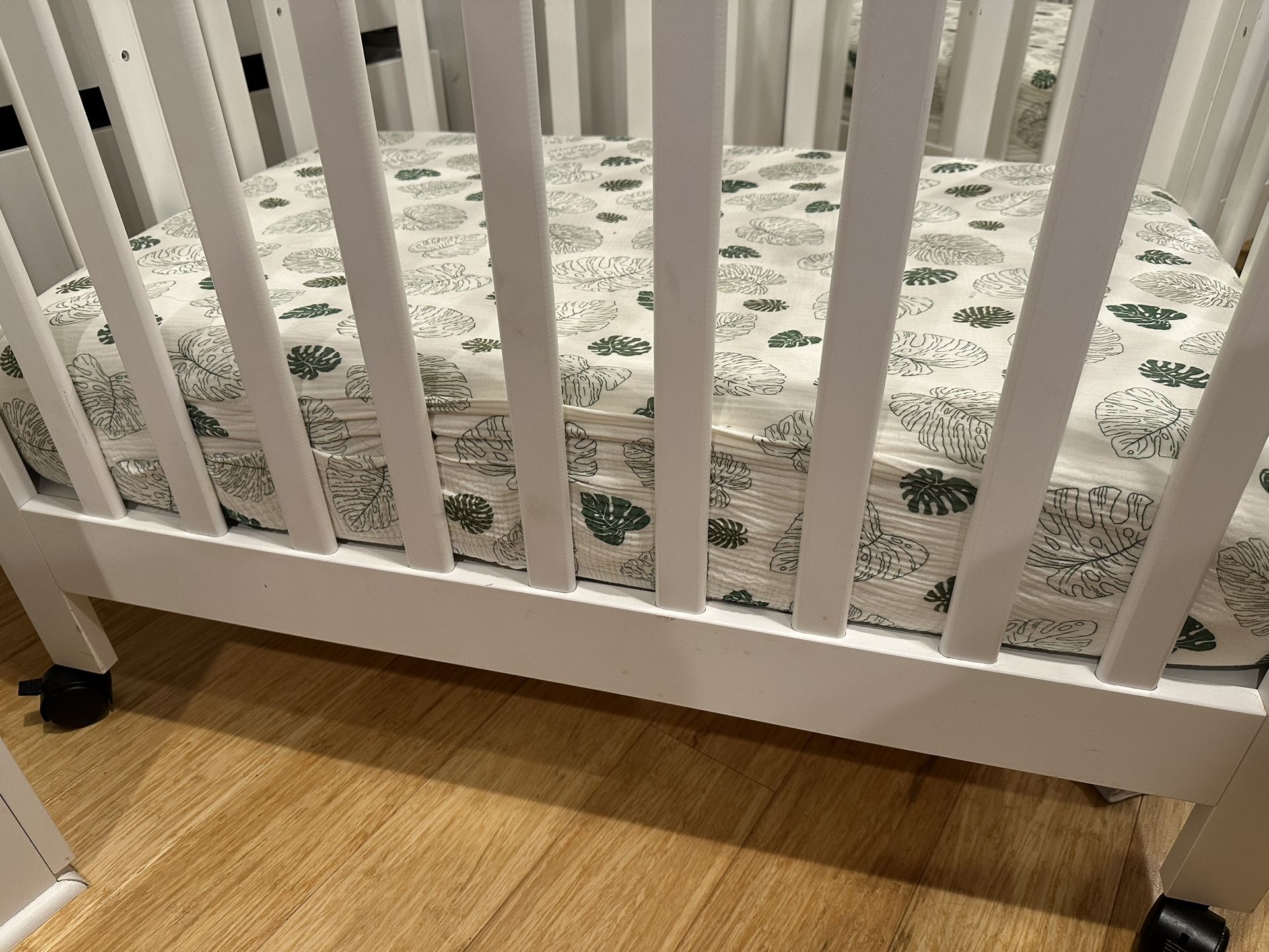 Babyletto Mini Crib And Moonlight Slumber Mattress