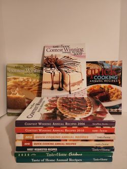 Taste Of Home Cookbooks, Excellent Condition