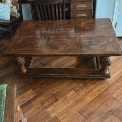 Large Wood Coffee Table