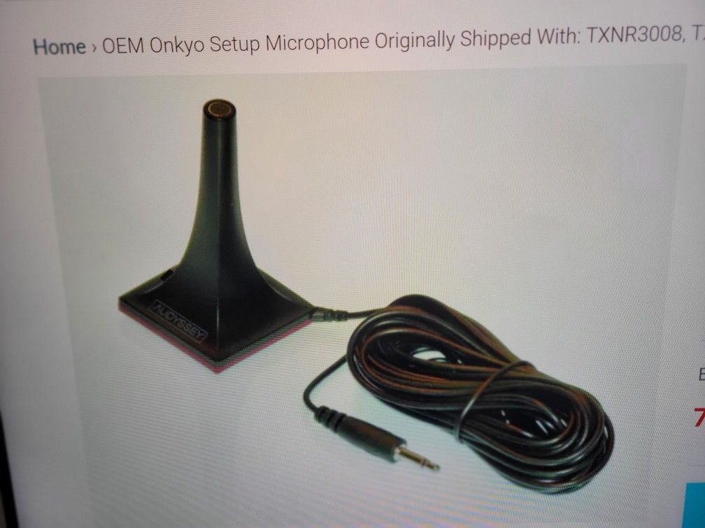 OEM Denon  And Onkyo Setup Microphone Originally Work With Most Denon And Onkyo Model Stereo And Other Brands  Too. 