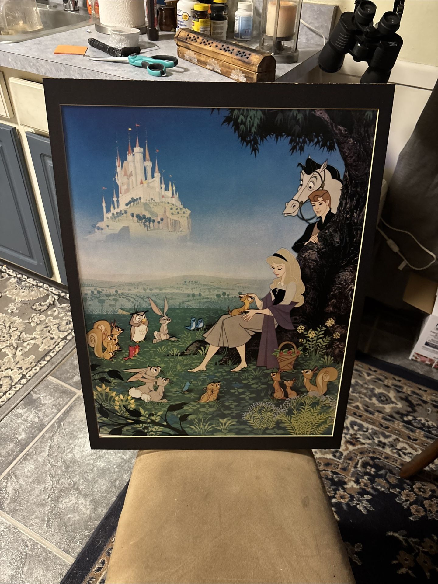 Original 1959 Sleeping Beauty Poster Print.