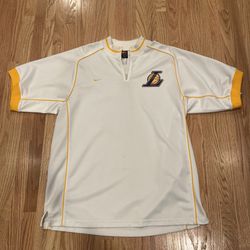 Vintage Nike Los Angeles Lakers Kobe Jersey Shooting Warm Up Shirt Mens Large