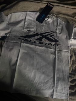 Hellstar White Graphic T-Shirt with Tag