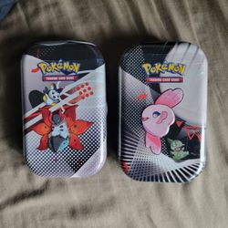 Black Bolt And White Flare MINI Tins 
