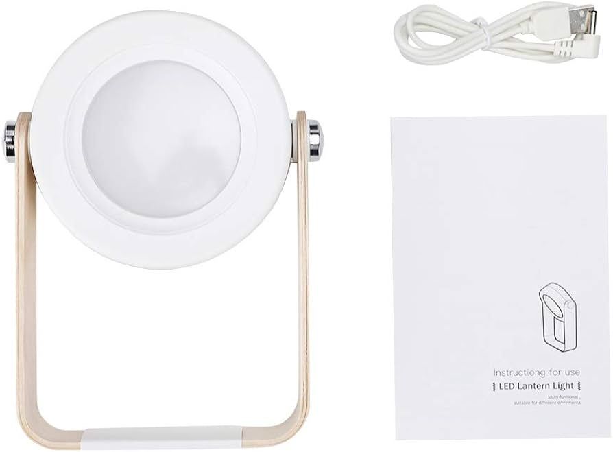 Multi Functional Portable Desktop Light with 3 Degrees Adjustable Brightness, Touch Control Table and Bed Lamp with Adjustable Angle