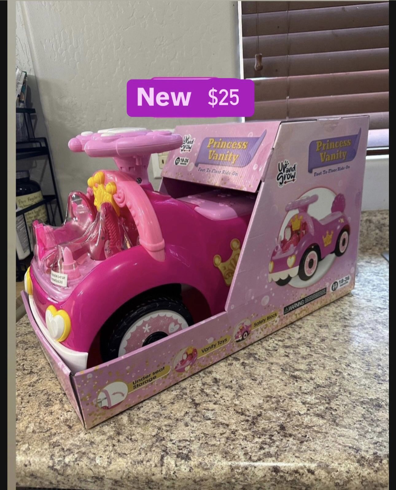New Princess Ride-On