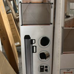 Kinbor Baby Retractable Baby Gate Indoor and Outdoor Extra Wide Safety Gate 35inch Tall, Extends up to 51inch Wide Black