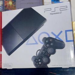 Sony PlayStation 2 PS2 Slim Black Console (SCPH-90001)