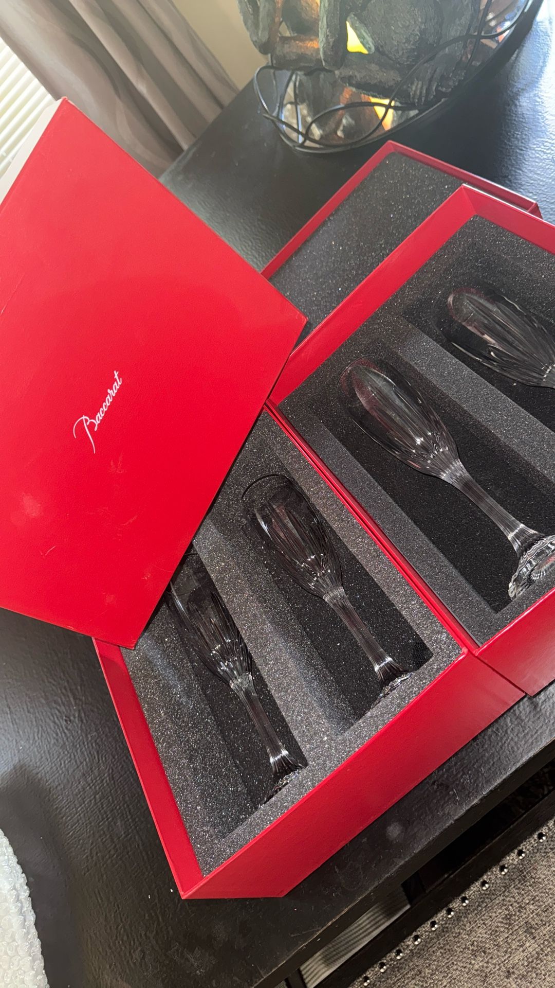 Baccarat Champagne Flute, 2 Sets of 2