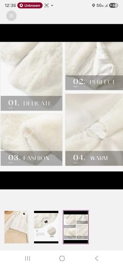White Faux Fur Jacket