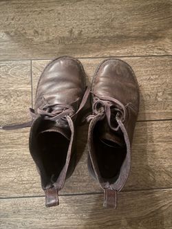 Dr. Marten REED Chukka Brown Leather Lace-Up Ankle Boots