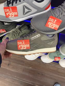 Reebok men’s classic sale for $40.00 sizes 8,10.5,11.5,12