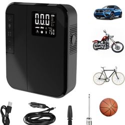DP3 SUV Tire Inflator Portable Air Compressor for Off Roading: Fast Inflate & Deflate, Auto Stop