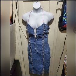 Women  Denim Corset size 3X