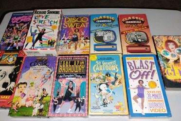 Vintage classic VHS tapes make offer for all
