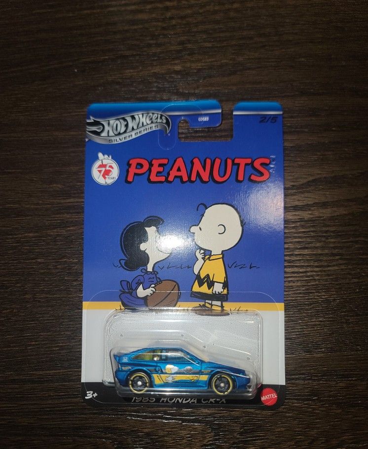 Hot Wheels peanuts 1985 HONDA CRX Silver Series