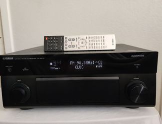 Yamaha Aventage High-end Receiver. Network. Zone 2.